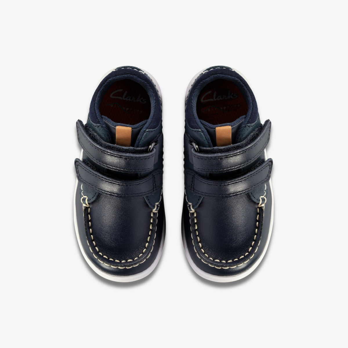 Crest Tuktu Toddler Navy Leather - Clarks Sale