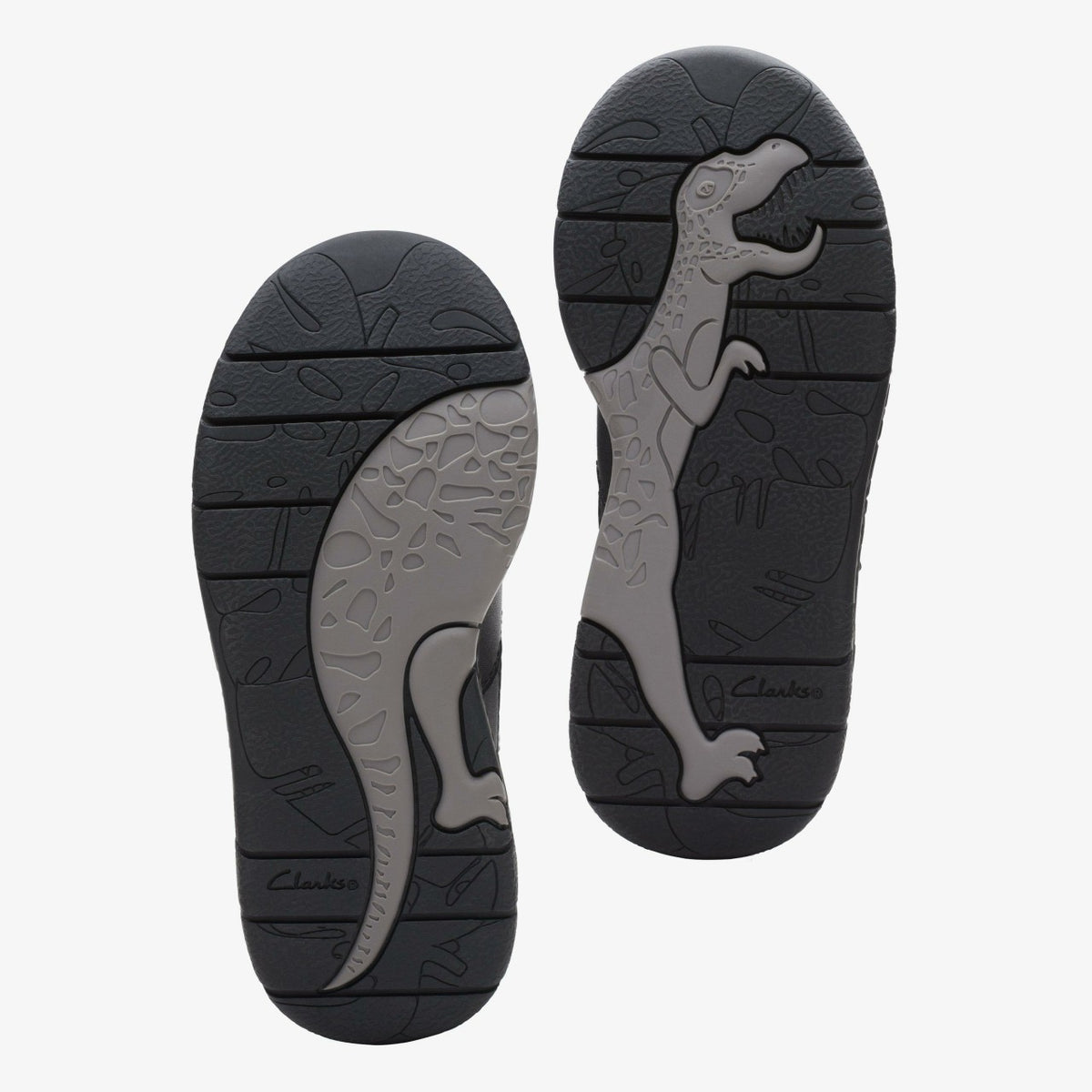 Steggy Stride Kid Black Leather - Clarks Discount