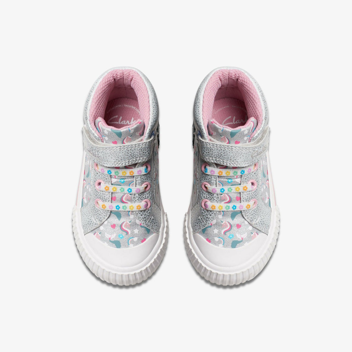 Foxing Halo Hi Toddler Silver - Clarks Value