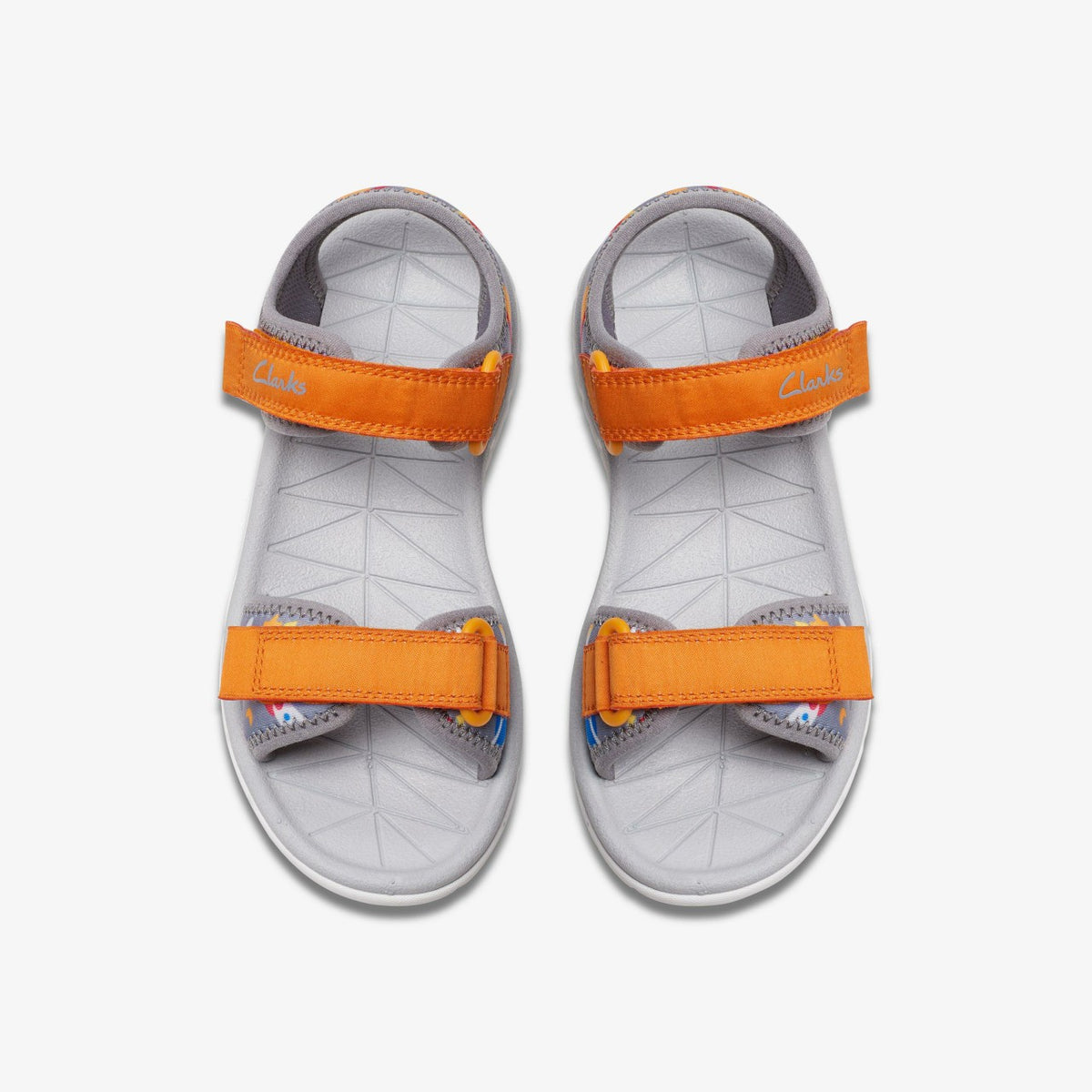 Surfing Tide Kid Grey/Orange - Clarks Top Pick