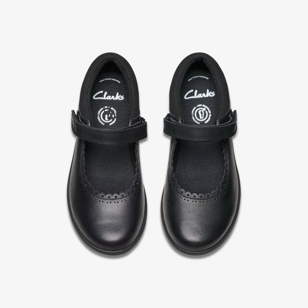 Etch Pure Kid Black Leather - Clarks Latest