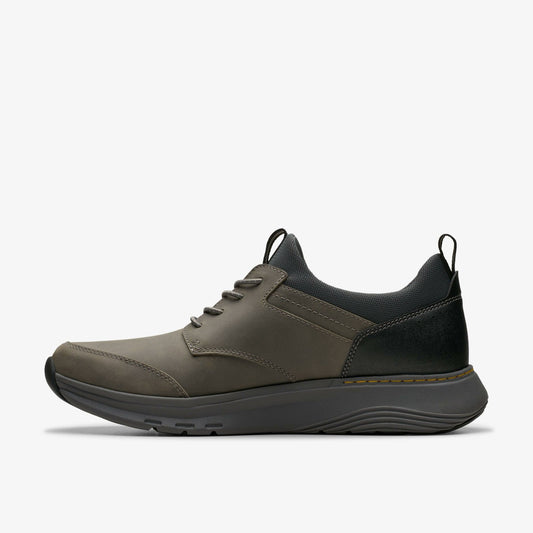 Motion Trek EZ Grey Leather - Clarks Everyday