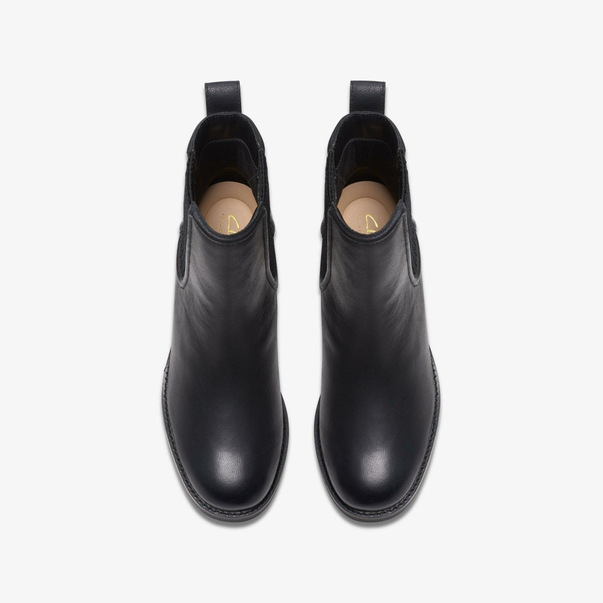 Chamberly Top Black Leather - Clarks Popular