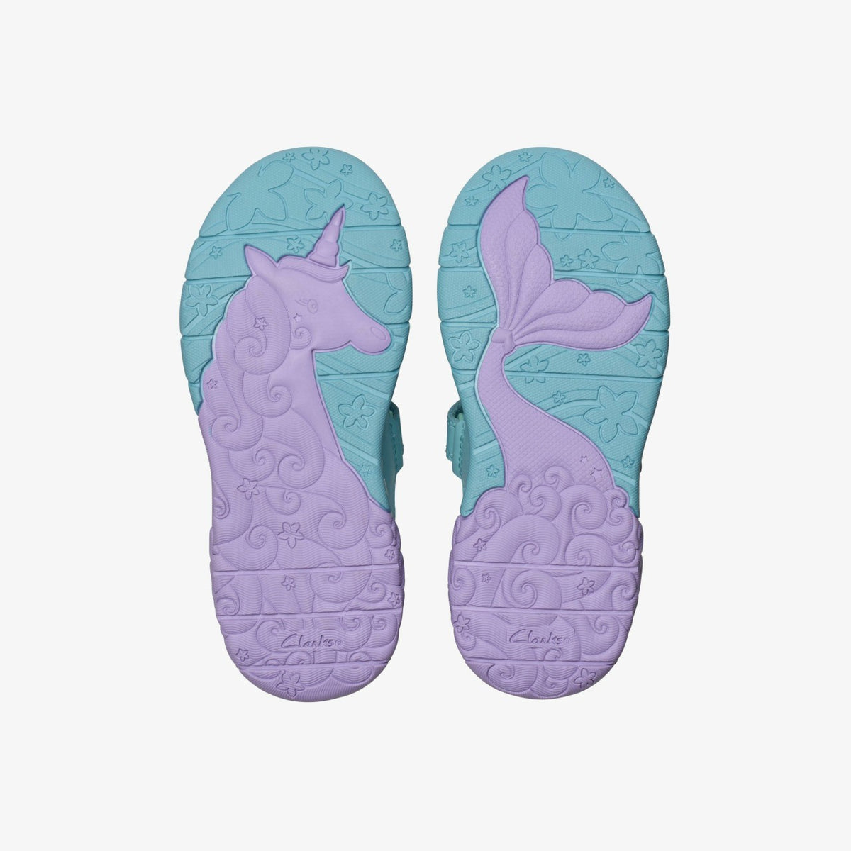 Tidal Shell Kid Light Blue Combination - Clarks Everyday