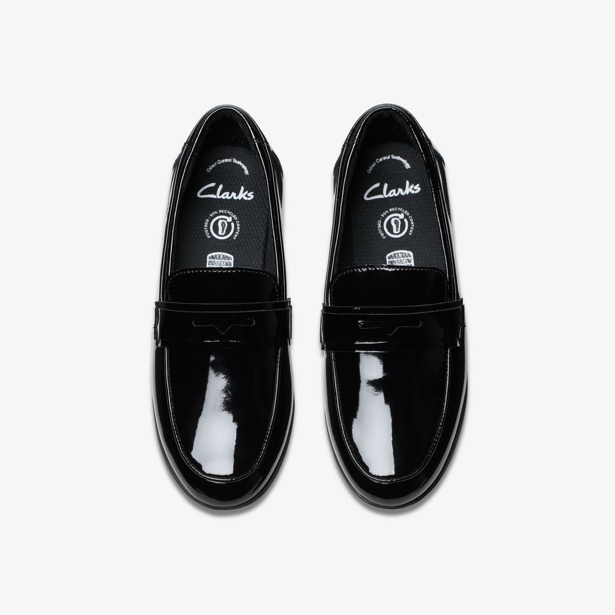Finja Bright Older Black Patent - Clarks Exclusive