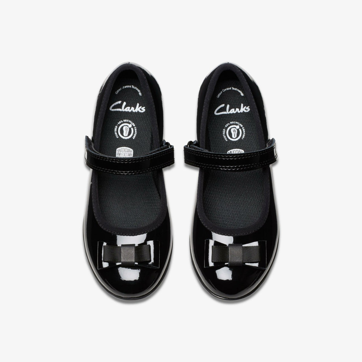 Finja Tap Kid Black Patent - Clarks Special Offer