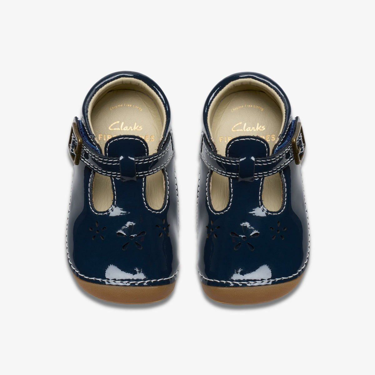 Tiny Skip Toddler Navy Patent - Clarks Everyday