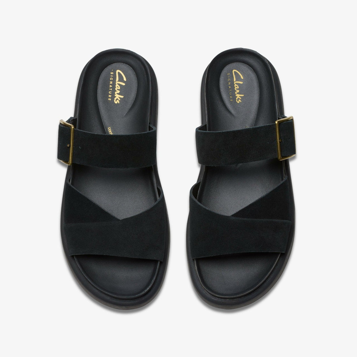 Aristella Mule Black Suede - Clarks Sale