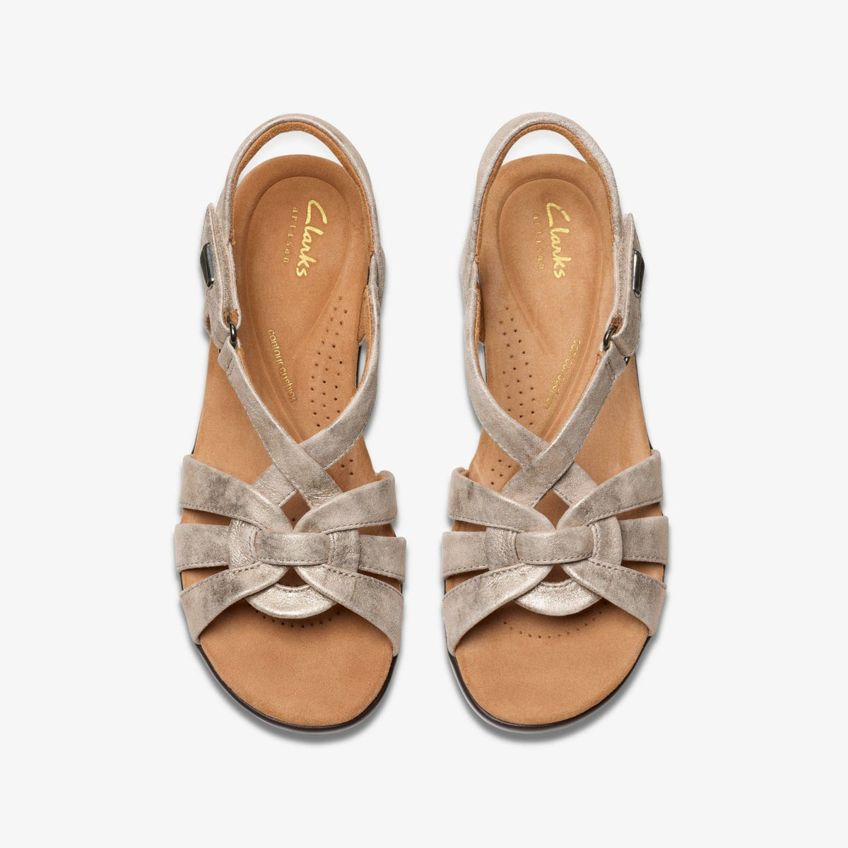 Tuleah Cross Metallic Leather - Clarks Trending