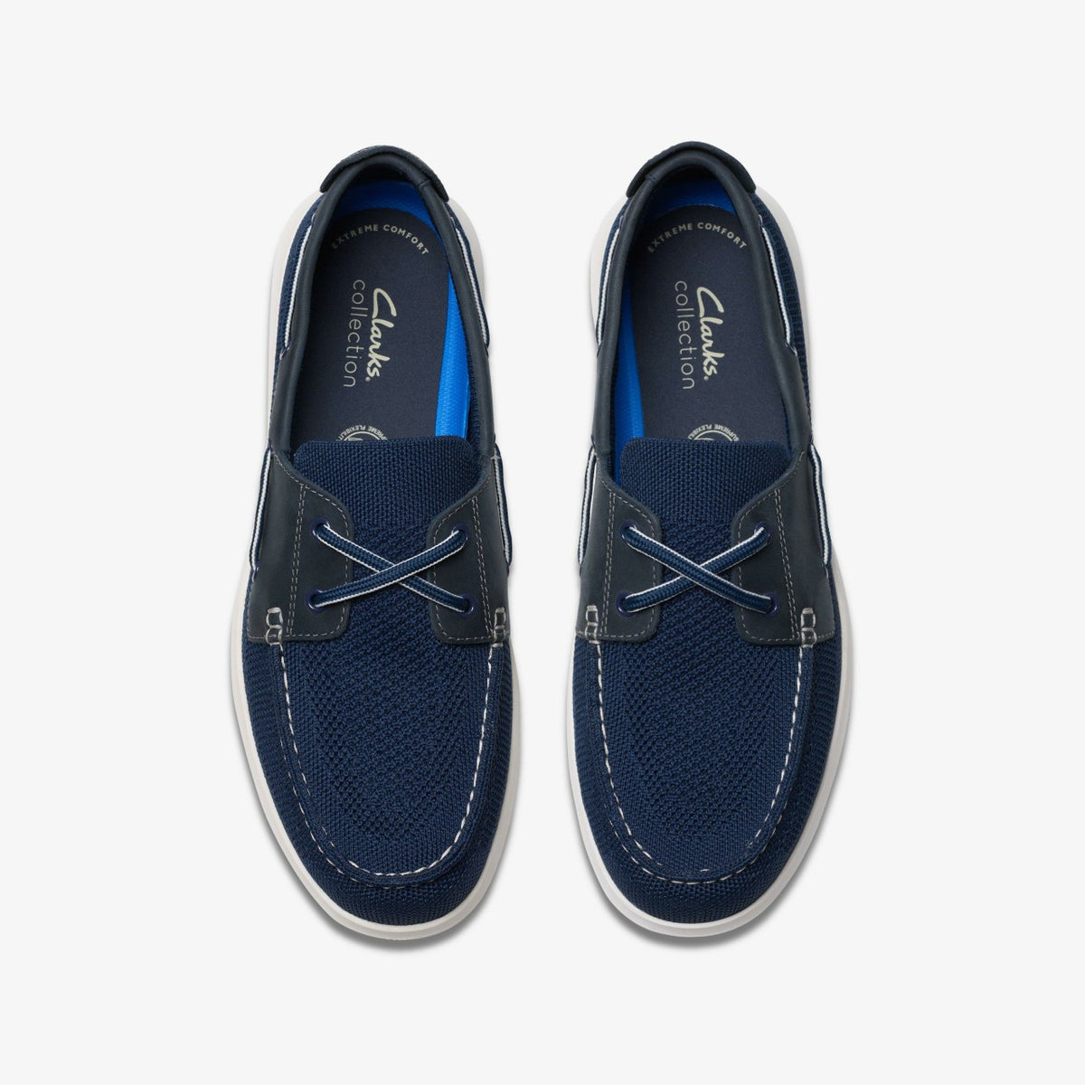 Flexway Tie Navy Combination - Clarks Smart Buy