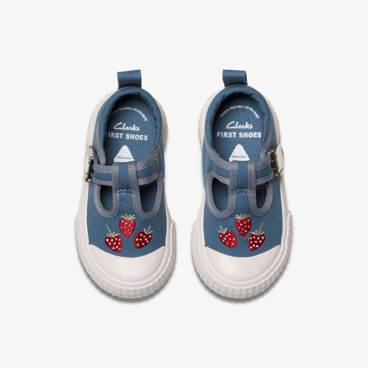 Foxing Berry Toddler Blue Canvas - Clarks Best Seller