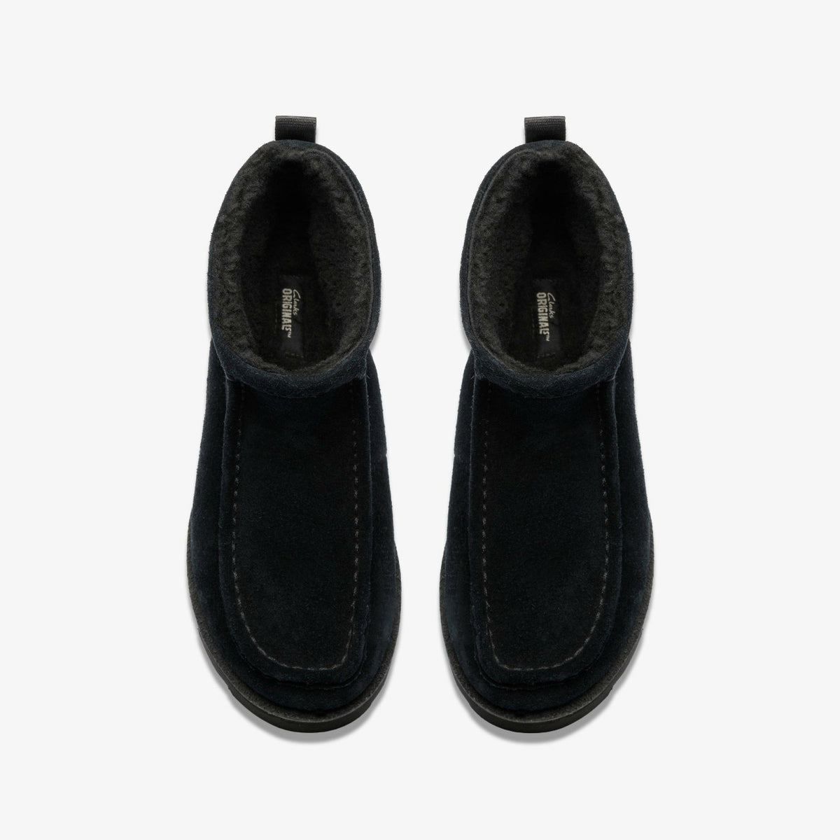 Meare Rooey Black Suede Warmlined - Clarks Discount
