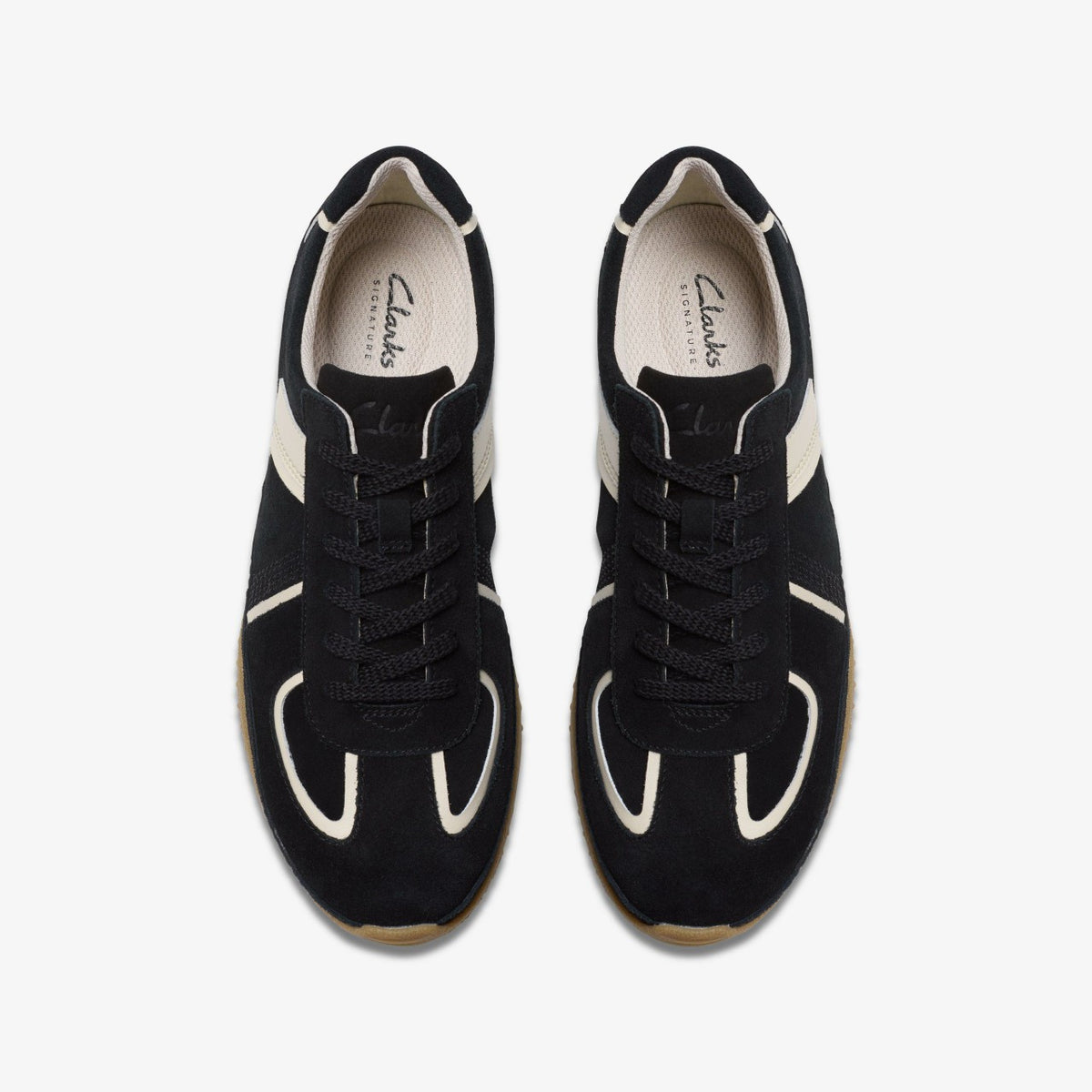 Meridor Lo Black Combination Suede - Clarks Popular