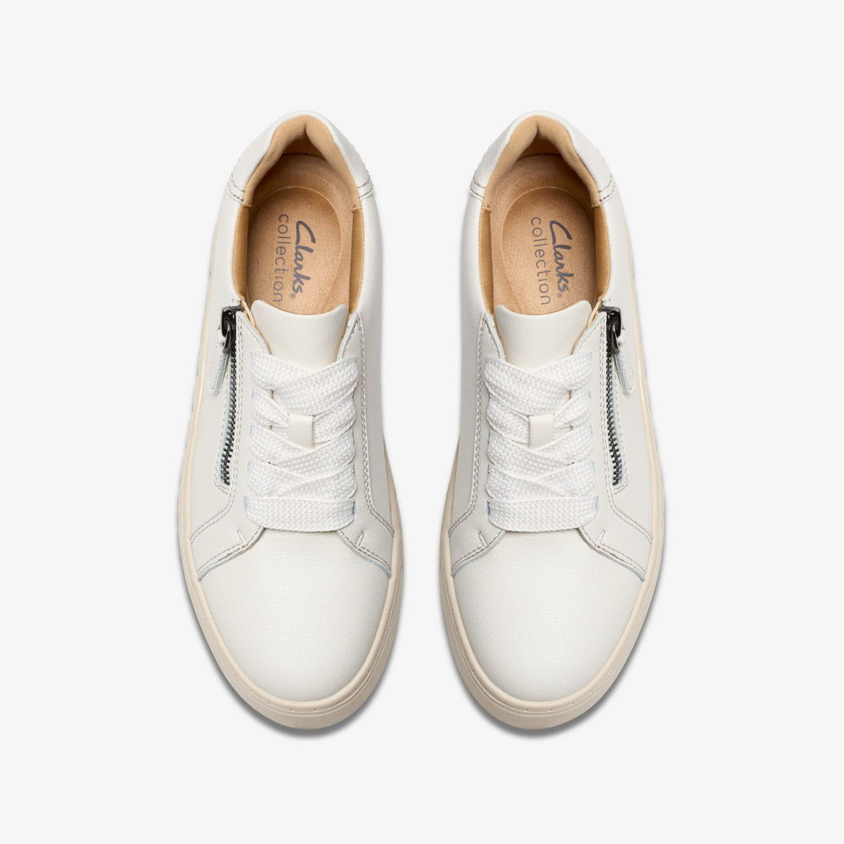 Mykah Joy Off White Leather - Clarks Discount