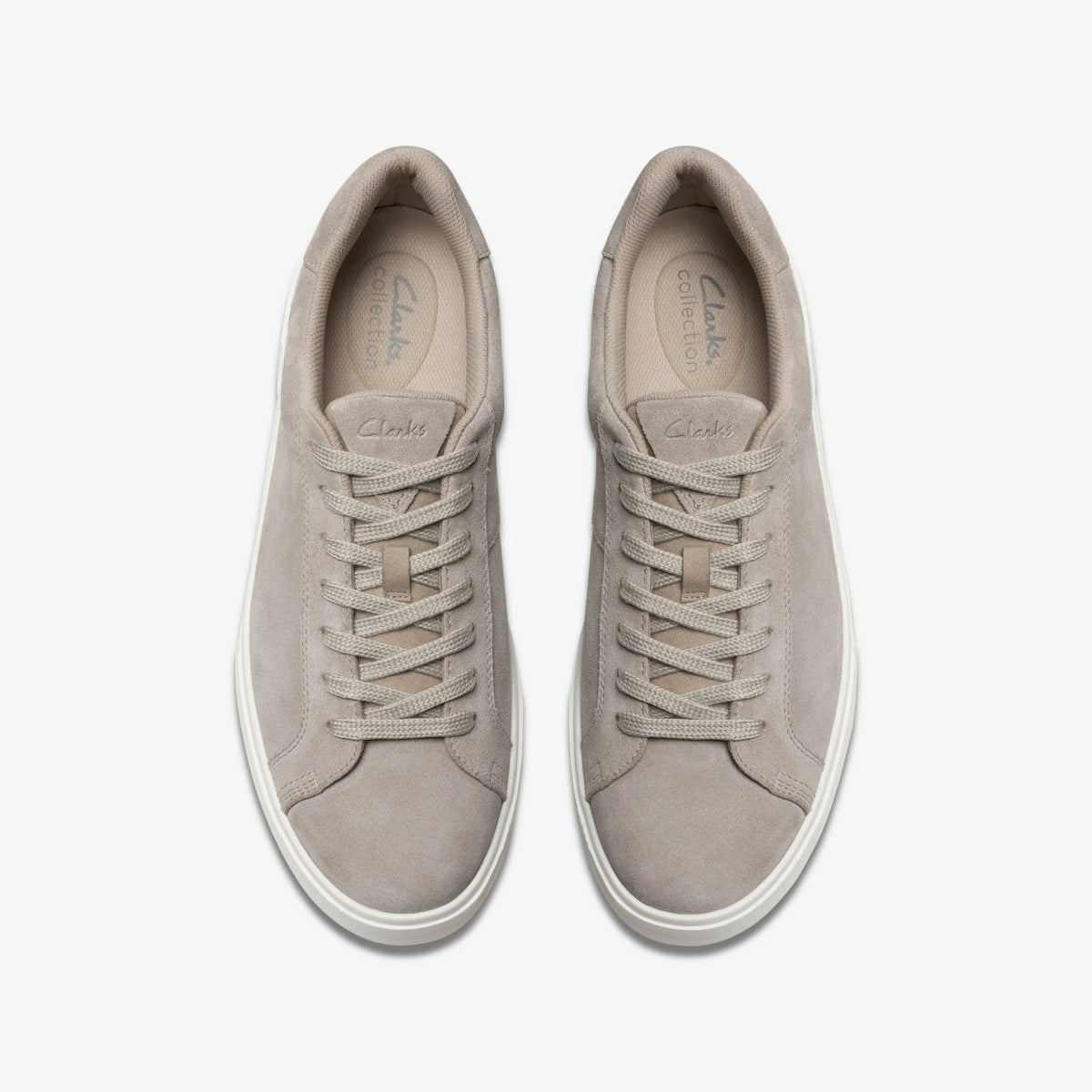 Romsey Lace Grey Suede - Clarks Trusted