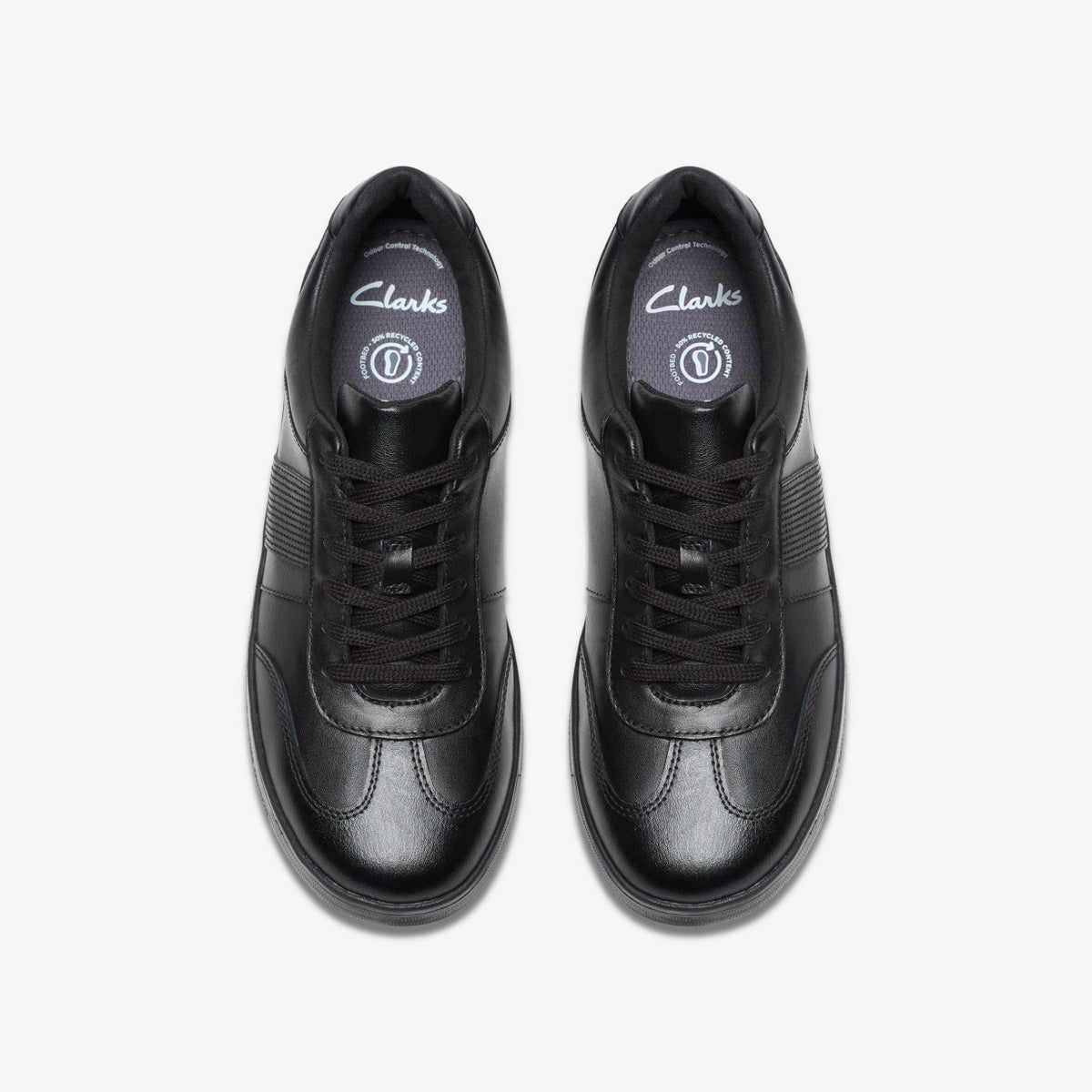 Disco Pace Youth Black Leather - Clarks Deals