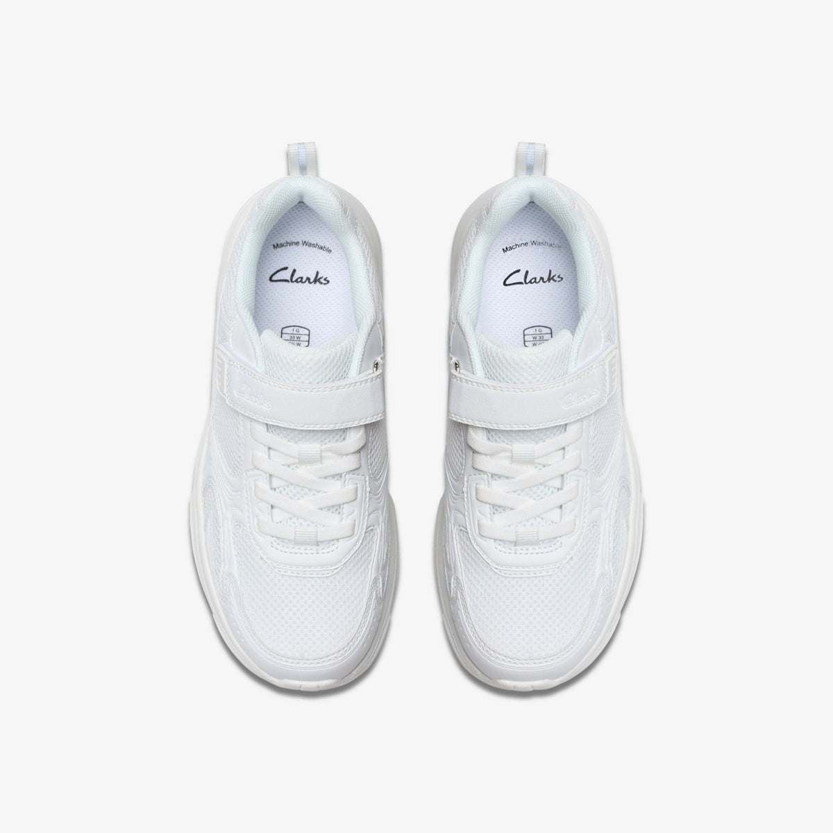 Crafton Move Kid White/White - Clarks Trending