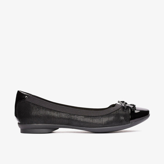 Candra Glow Black Suede - Clarks Quality