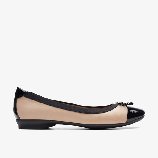 Candra Glow Praline Leather - Clarks Popular