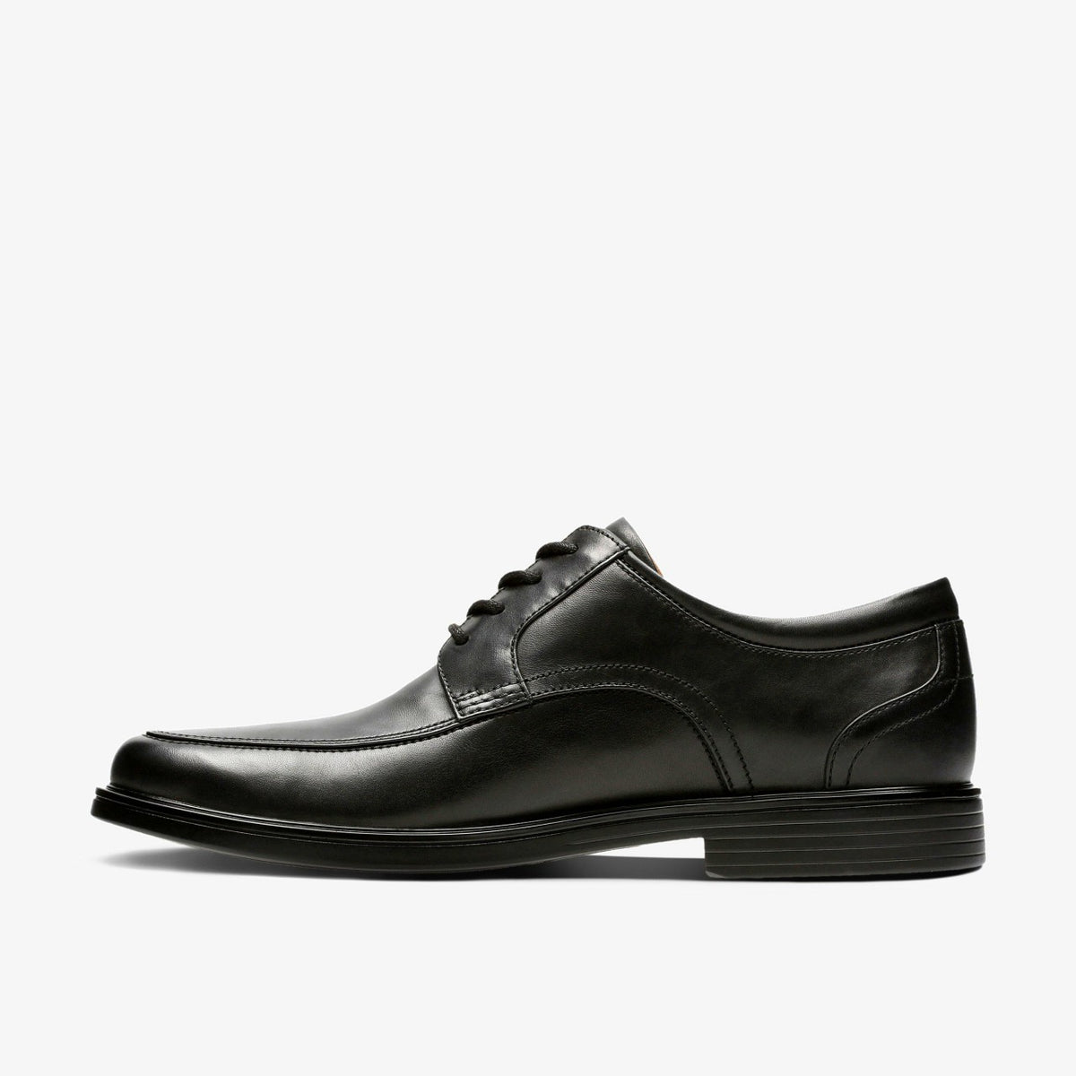 Un Aldric Park Black Leather - Clarks Essential