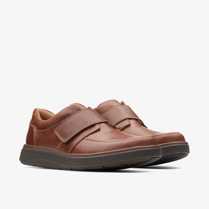 Un Abode Strap Loafer Dark Tan Leather - Clarks Top Pick