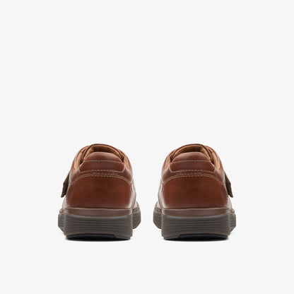 Un Abode Strap Loafer Dark Tan Leather - Clarks Top Pick