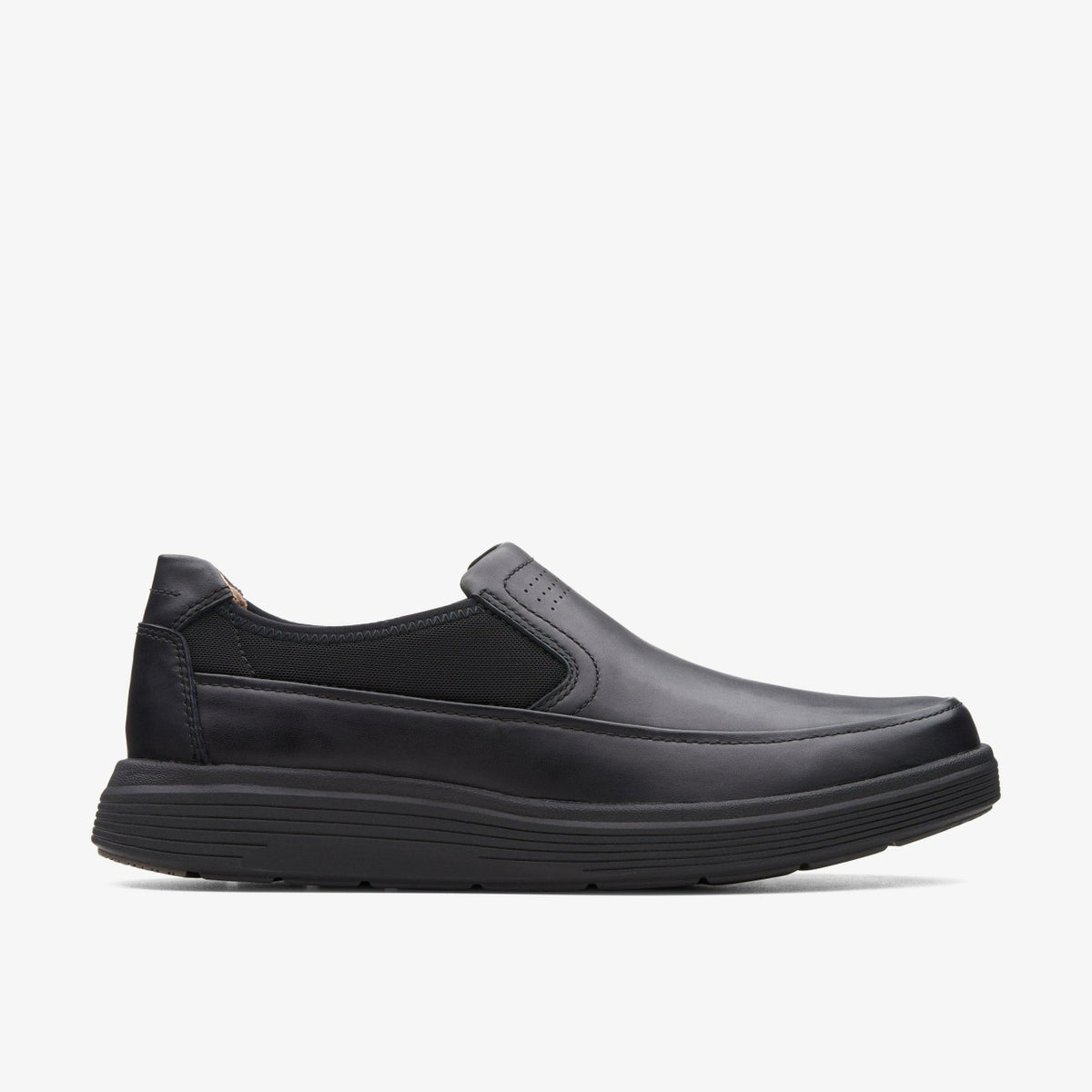 Un Abode Go Loafer Black Leather - Clarks New