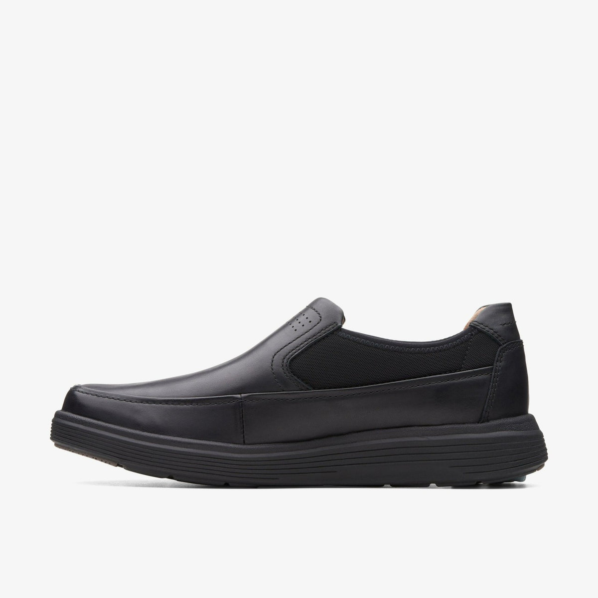 Un Abode Go Loafer Black Leather - Clarks New