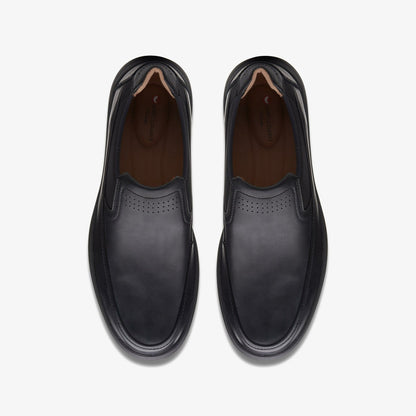 Un Abode Go Loafer Black Leather - Clarks New