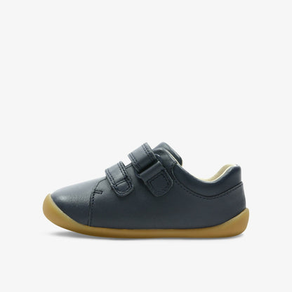 Roamer Craft Toddler Navy Leather - Clarks Trusted