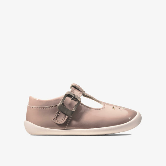 Roamer Star Toddler Pink Patent - Clarks Trusted