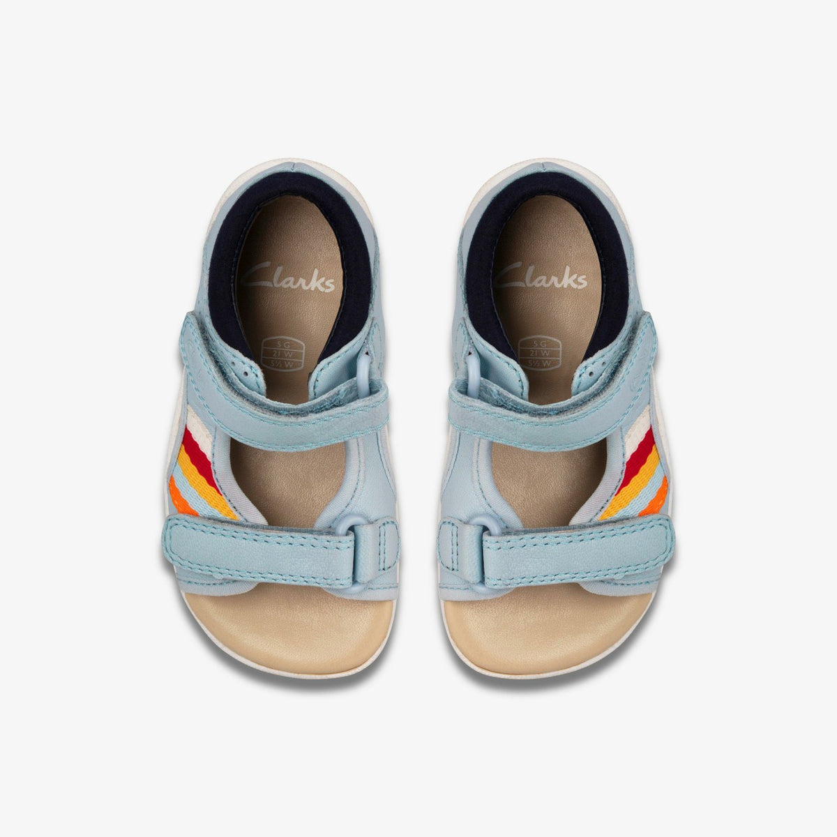 Zora Beau Toddler Light Blue - Clarks Great Value