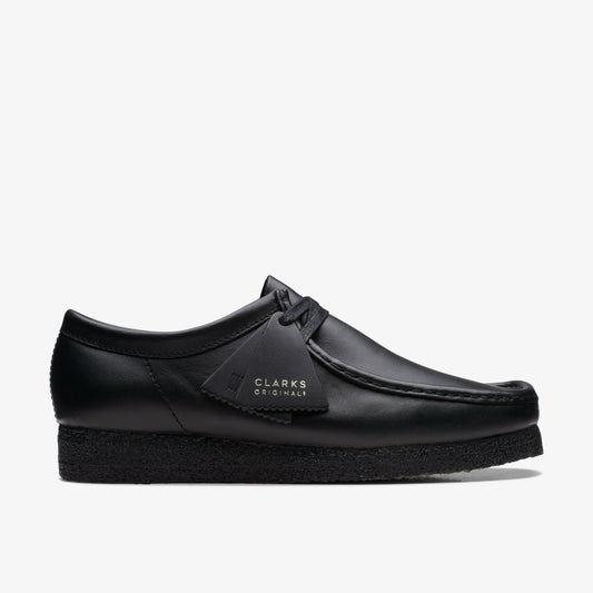 Wallabee Black Leather - Clarks Classic