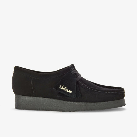 Wallabee Black Suede - Clarks Classic