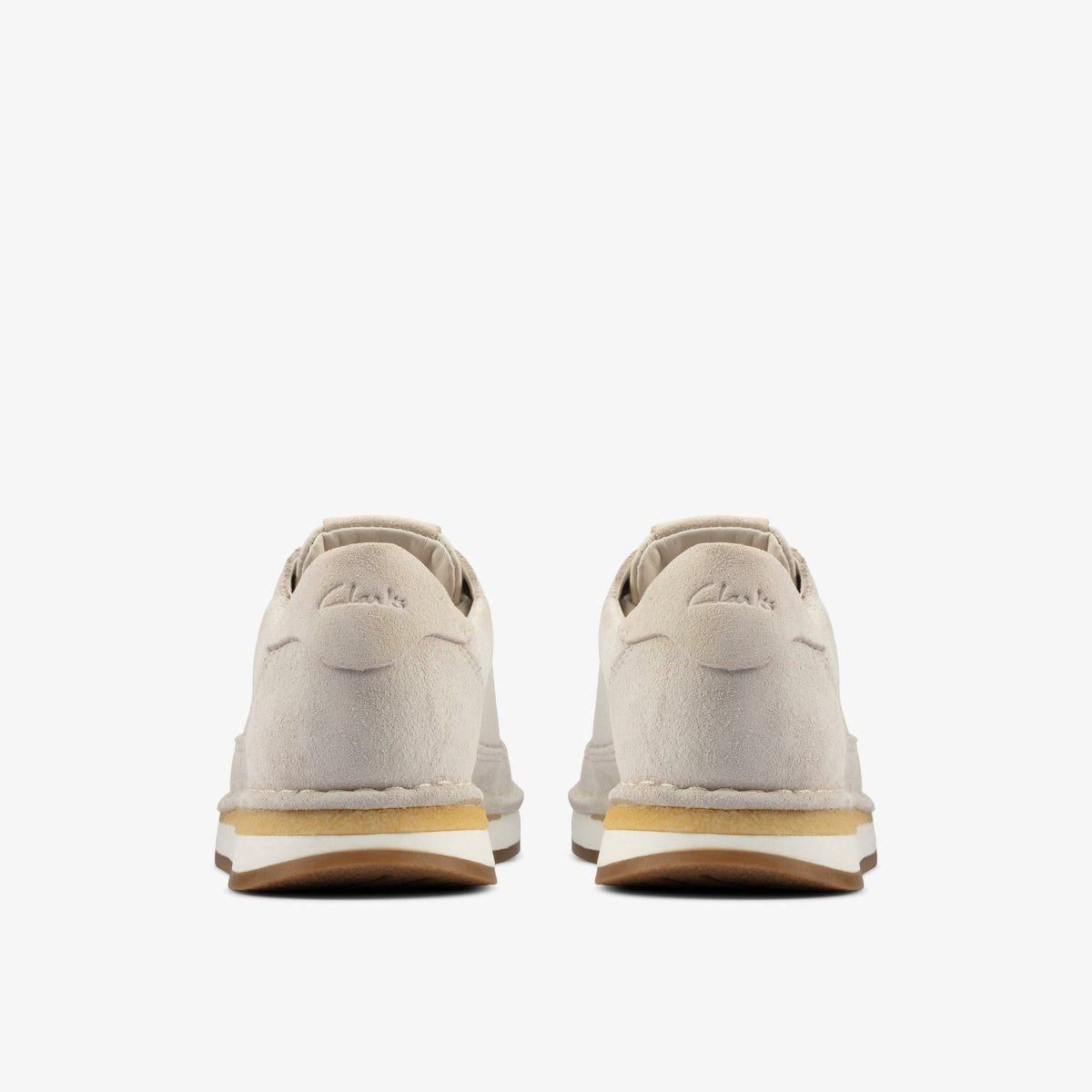 Craft Run Lace White Suede - Clarks Featured