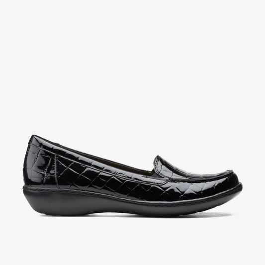 Ashland Jam Black Patent/Crocodile - Clarks Featured