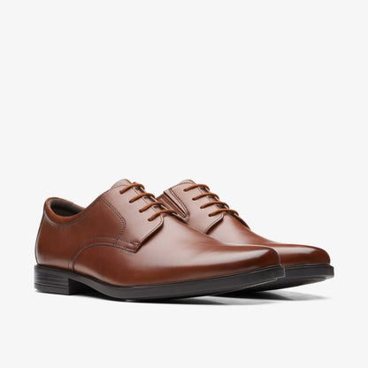 Howard Walk Dark Tan Leather - Clarks Exclusive