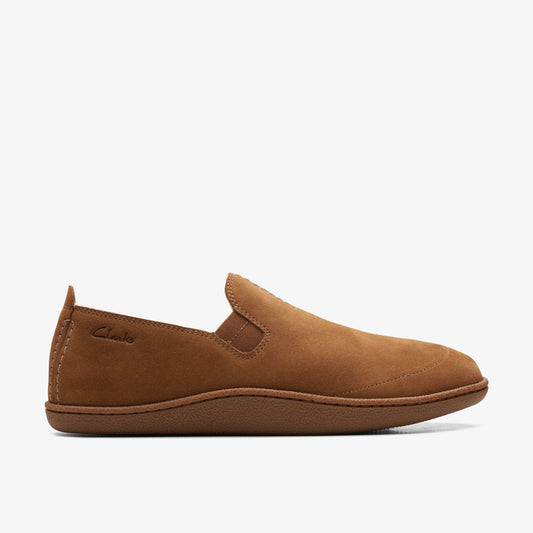 Home Mocc Slipper Tan Suede - Clarks Deals