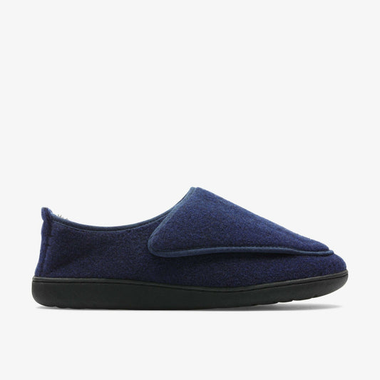 King Riptape Slipper Navy - Clarks Popular