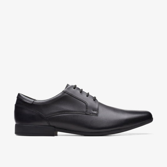 Sidton Lace Black Leather - Clarks Trending