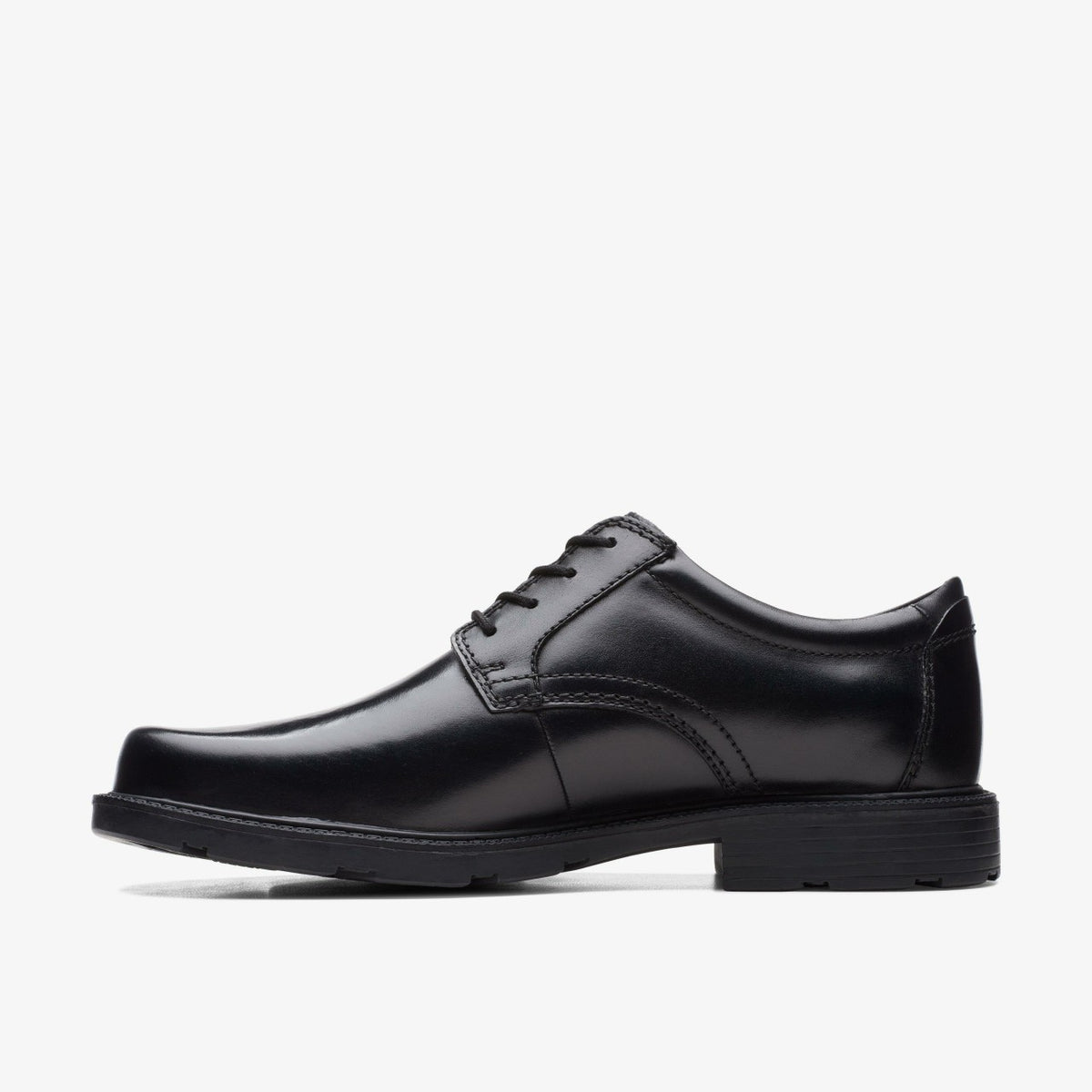 Kerton Lace Black Leather - Clarks Everyday