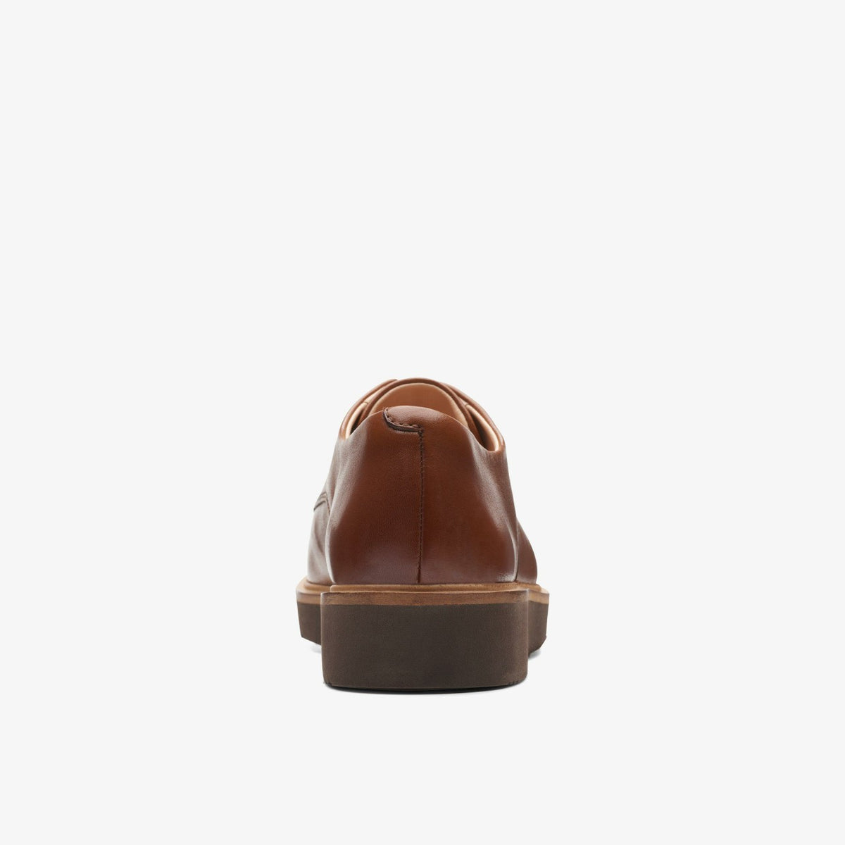Glickly Derby Dark Tan Leather - Clarks Essential