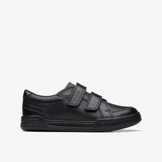 Fawn Strap Kid Black Leather - Clarks Classic