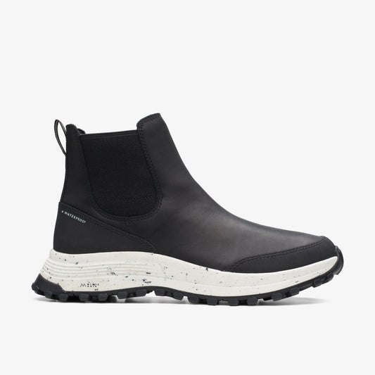 ATL Trek Up Waterproof Black Leather - Clarks Special Offer