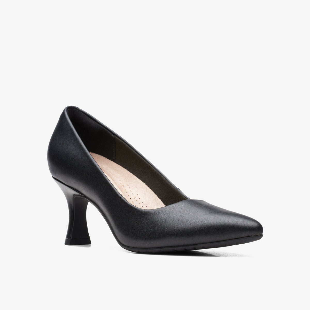 Kataleyna Gem Black Leather - Clarks Customer Favorite