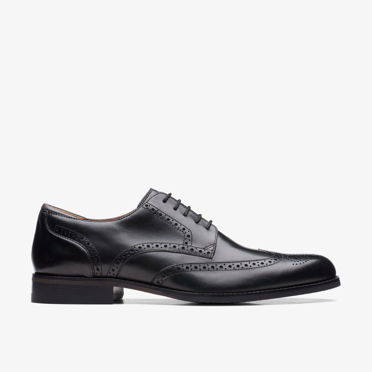 Craft Arlo Limit Brogue Black Leather - Clarks Quality