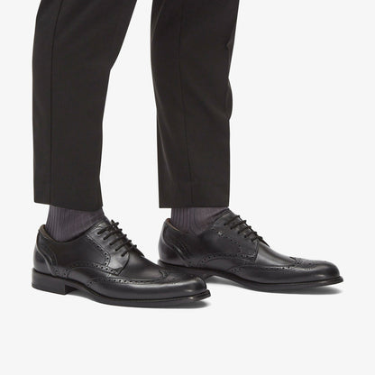 Craft Arlo Limit Brogue Black Leather - Clarks Quality