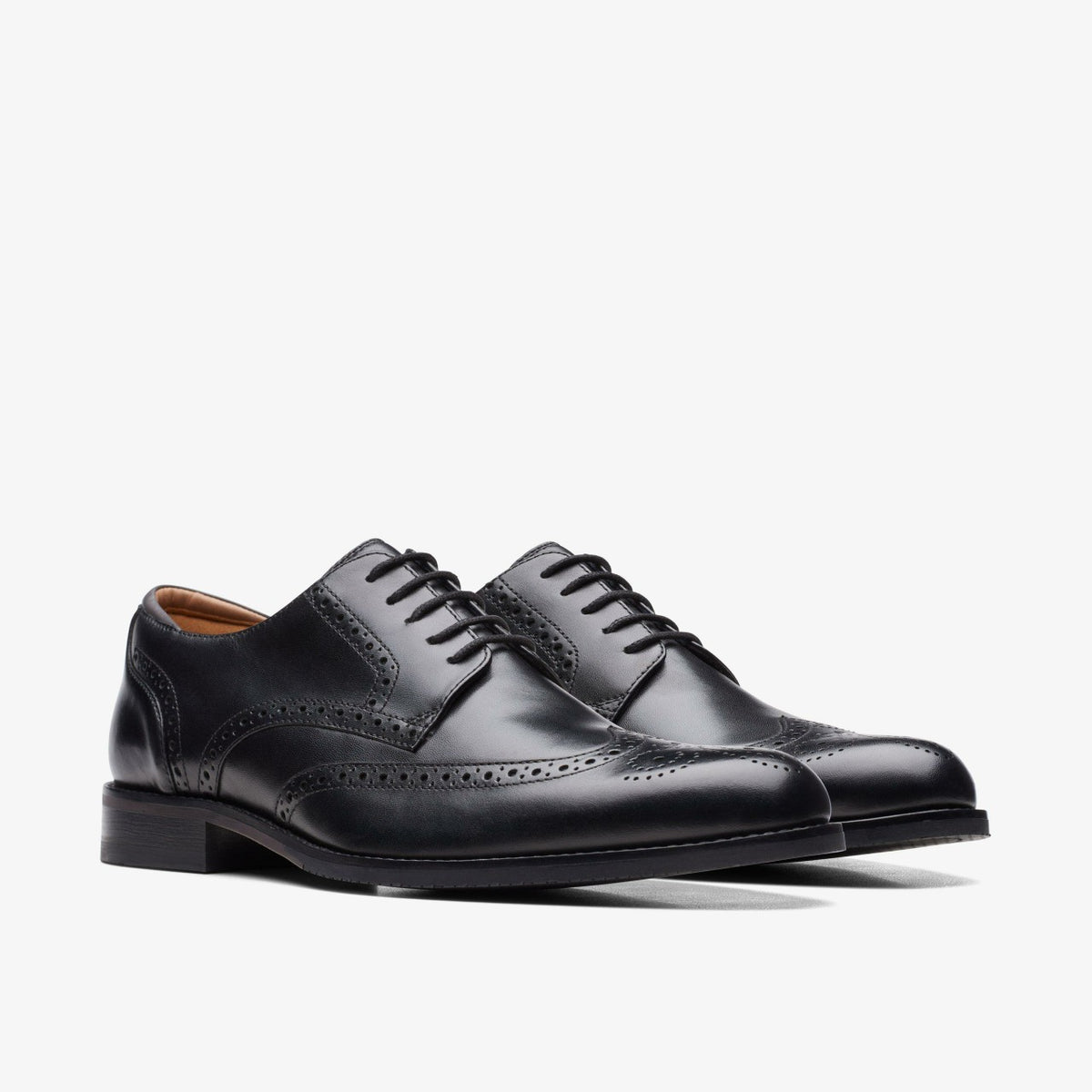 Craft Arlo Limit Brogue Black Leather - Clarks Quality