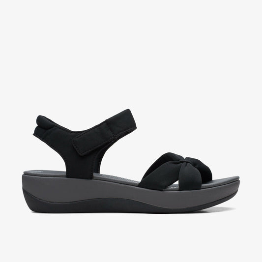 Arla Shore Black Textile - Clarks Signature