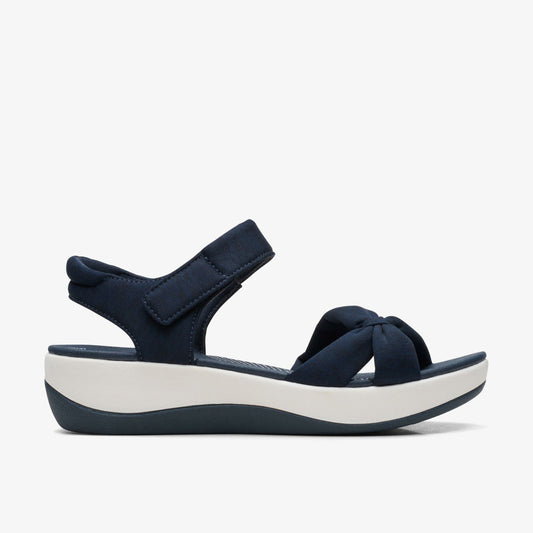 Arla Shore Navy Textile - Clarks Special Offer